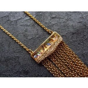 Alexis Bittar Tassel Chain Bib Necklace